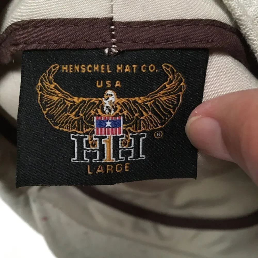 Henschel Hat Co. Newsboy/Golf speckled tan cap L‎